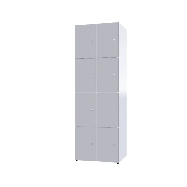 Modulární kovová skříňka s HPL - Combo 4 úrovně