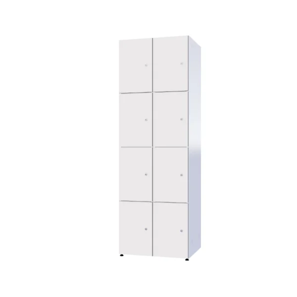 Modulární kovová skříňka s HPL - Combo 4 úrovně
