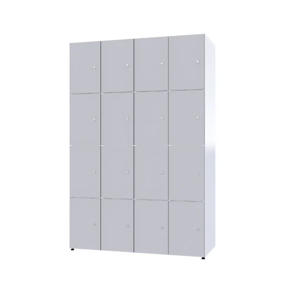 Modulární kovová skříňka s HPL - Combo 4 úrovně