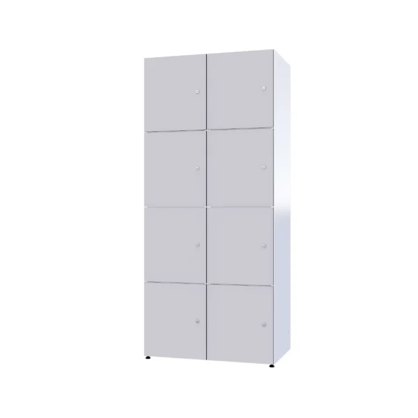 Modulární kovová skříňka s HPL - Combo 4 úrovně