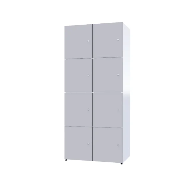 Modulární kovová skříňka s HPL - Combo 4 úrovně
