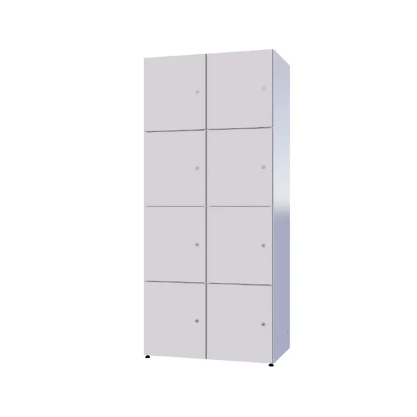 Modulární kovová skříňka s HPL - Combo 4 úrovně