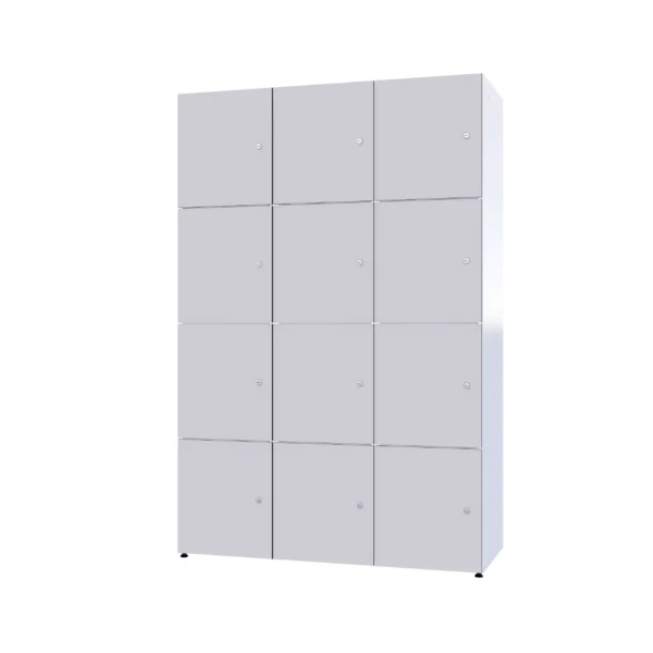 Modulární kovová skříňka s HPL - Combo 4 úrovně