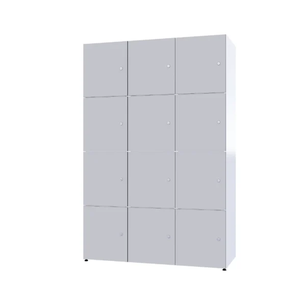 Modulární kovová skříňka s HPL - Combo 4 úrovně
