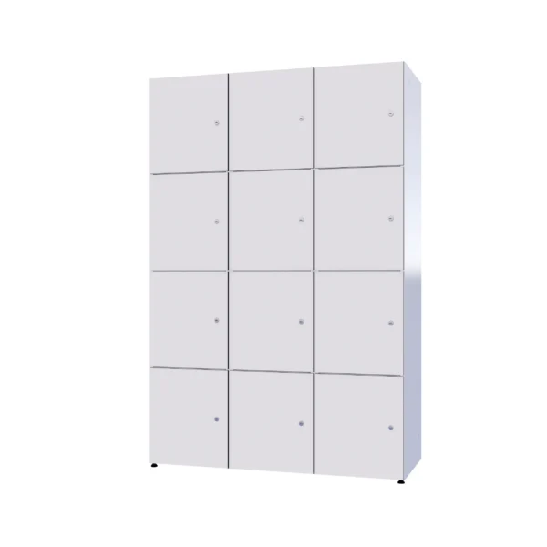 Modulární kovová skříňka s HPL - Combo 4 úrovně