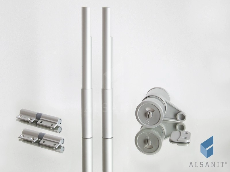 Sada armatur pro WC kabiny 10-12 mm SOLARI